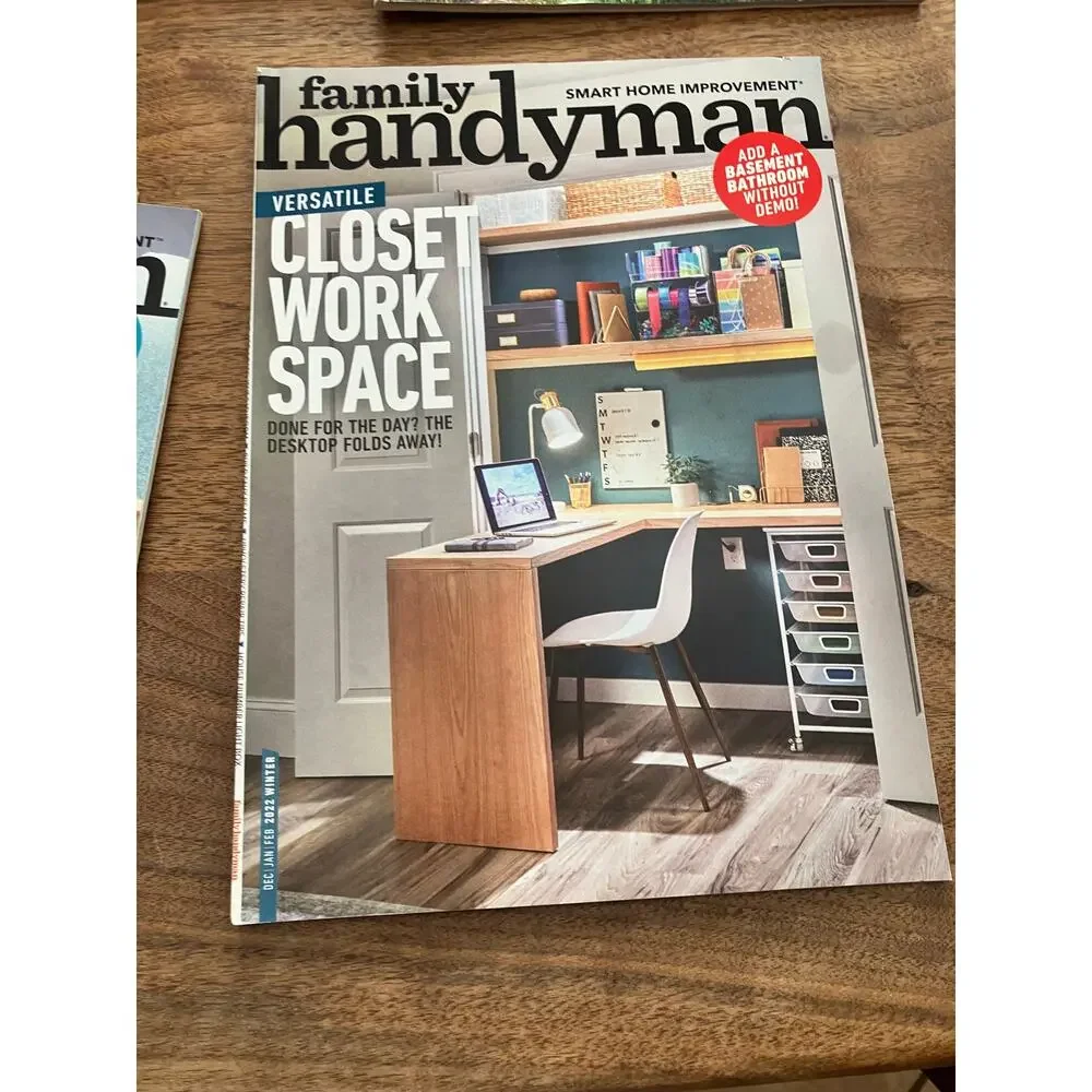Lot of 9 Family Handyman Magazines | DIY Projects, Woodworking, Home Improvement